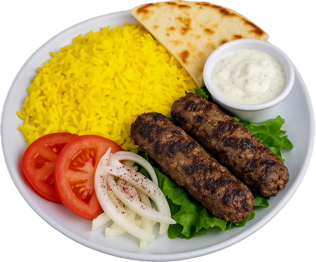 Kefta Kabob Plate