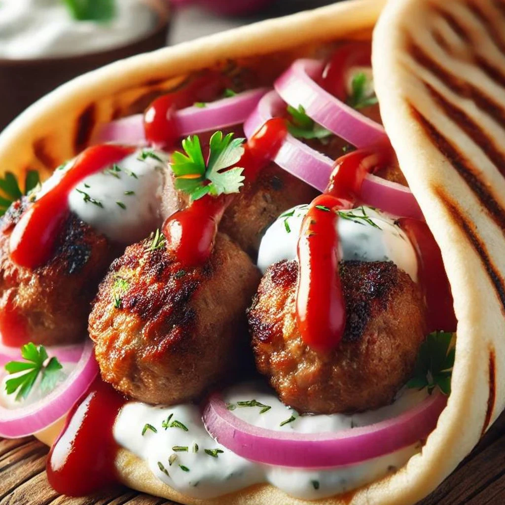 Kofta Kebab Pita
