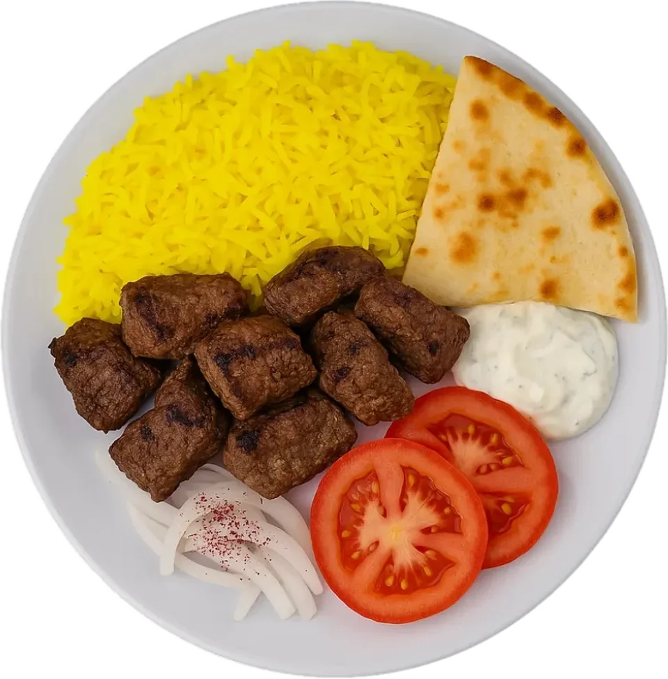 Beef Souvlaki Plate