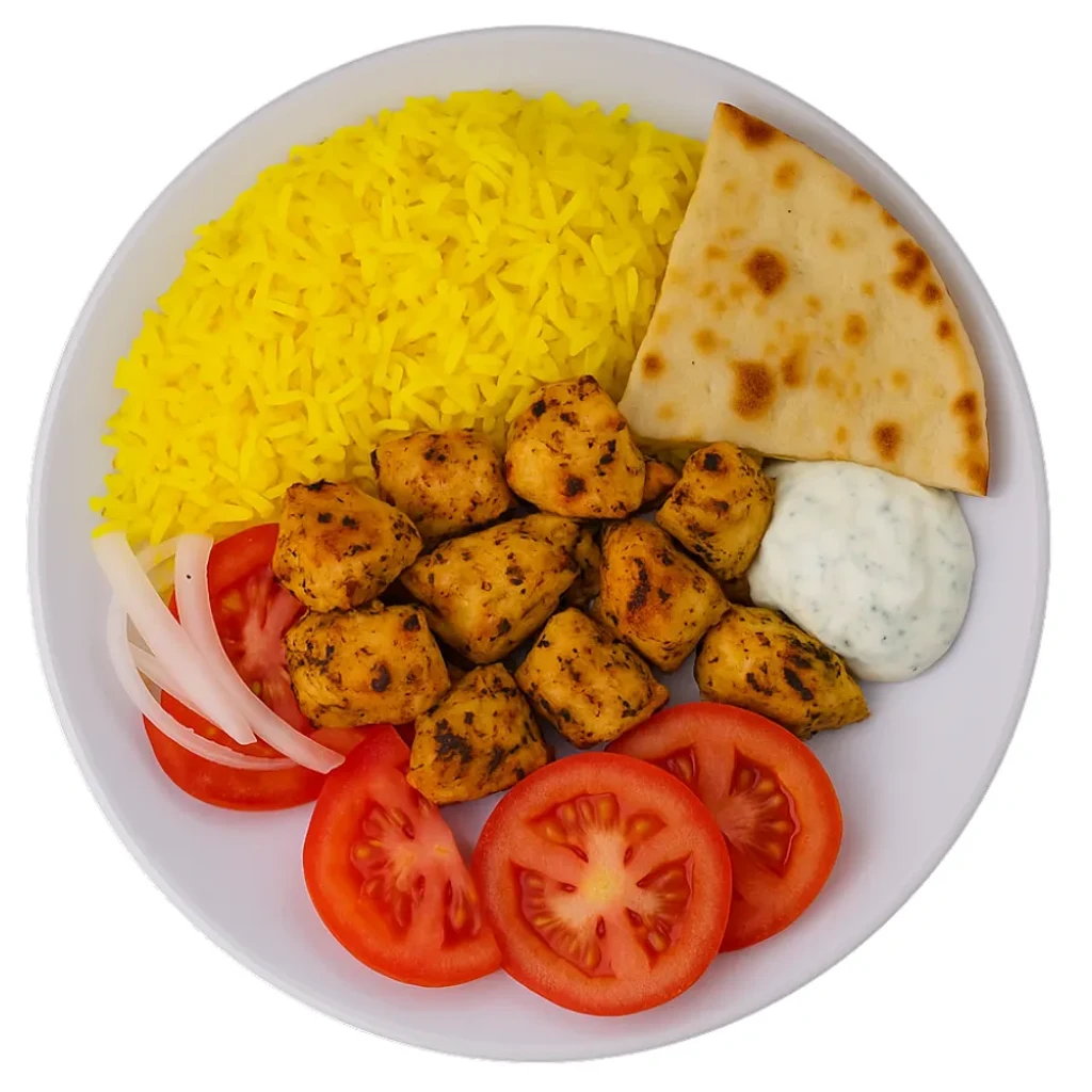 Chicken Souvlaki Plate